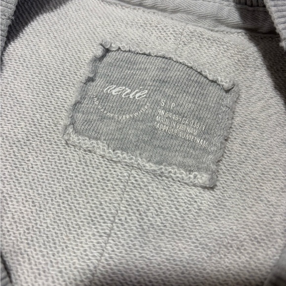 Aerie Gray Oversized Crew Neck Sweatshirt Size Small - Picture 3 of 3